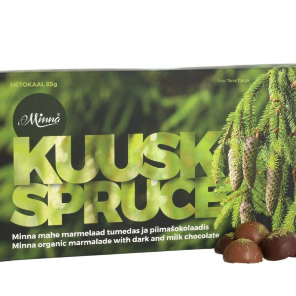 Minna Mahe Marmelaad "Kuusk" Tumedas ja Piimašokolaadis